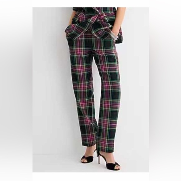 J. Crew Pants - NWOT J.Crew Kate tartan pants size 6